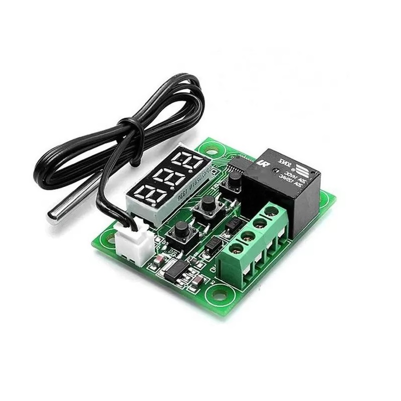 Buy XH W1209 12V Digital Temperature Controller Module W/ Display and NTC Temp Sensor Online at Robu.in
