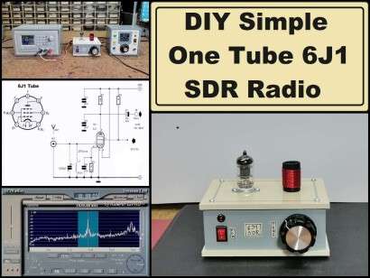 DIY Low Voltage  One Tube 6J1 SW-SSB SDR Radio  Works at 3V
