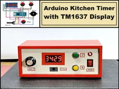 Simple and Versatile Arduino Kitchen Timer with TM1637 Display