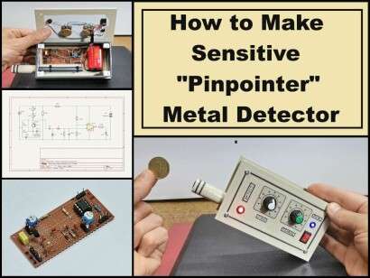 DIY Simple  Sensitive Pinpointer Metal Detector