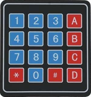 4x4 Matrix Keypad