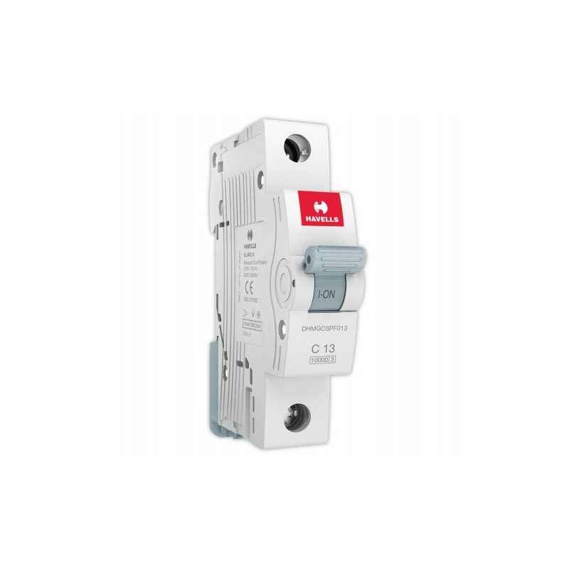 Buy Havells Euro-II 13A Single Pole C Curve MCB, DHMGCSPF013 Online At Price ₹229